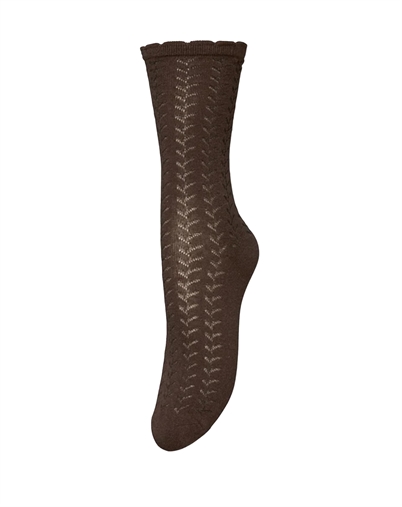 Beck Söndergaard - Leofa Cotta Socken - Hot Fudge Brown